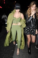 HAILEY BALDWIN and CAMI MORRONE Leavies Pink Pariadie Strip Club in Paris 03/01/2017