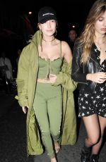 HAILEY BALDWIN and CAMI MORRONE Leavies Pink Pariadie Strip Club in Paris 03/01/2017