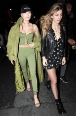 HAILEY BALDWIN and CAMI MORRONE Leavies Pink Pariadie Strip Club in Paris 03/01/2017