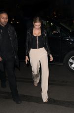 HAILEY BALDWIN Arrives at Four Seasons Hotel George V in Paris 03/25/2017