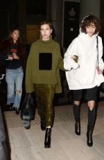 HAILEY BALDWIN Arrives at Off-white Fashion Show at Paris Fashion Week 03/02/2017