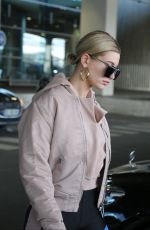 HAILEY BALDWIN at Charles De Gaulle Airport in Paris 03/25/2017