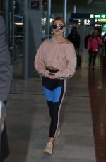 HAILEY BALDWIN at Charles De Gaulle Airport in Paris 03/25/2017
