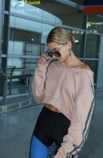 HAILEY BALDWIN at Charles De Gaulle Airport in Paris 03/25/2017