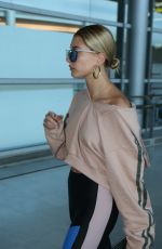 HAILEY BALDWIN at Charles De Gaulle Airport in Paris 03/25/2017