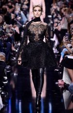 HAILEY BALDWIN at Elie Saab Fashion Show at Paris Fashion Week 03/04/2017