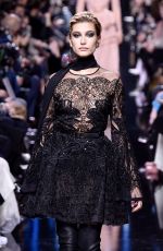 HAILEY BALDWIN at Elie Saab Fashion Show at Paris Fashion Week 03/04/2017