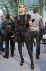 HAILEY BALDWIN at Elie Saab Fashion Show at Paris Fashion Week 03/04/2017