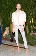 HAILEY BALDWIN at H&M Conscious Exclusive Collection Dinner in Los Angeles 03/28/2017