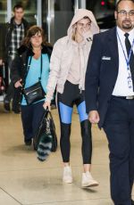 HAILEY BALDWIN at JFK Airport in New York 03/25/2017