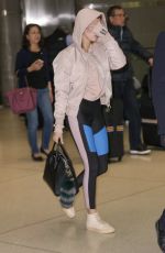 HAILEY BALDWIN at JFK Airport in New York 03/25/2017