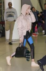 HAILEY BALDWIN at JFK Airport in New York 03/25/2017