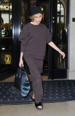 HAILEY BALDWIN leaves Her Hotel in paris 03/27/2017