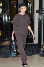 HAILEY BALDWIN leaves Her Hotel in paris 03/27/2017