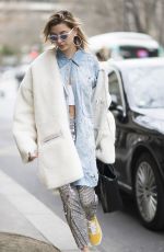 HAILEY BALDWIN Out and About in Paris 03/03/2017