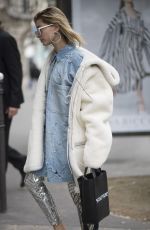 HAILEY BALDWIN Out and About in Paris 03/03/2017