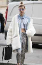 HAILEY BALDWIN Out and About in Paris 03/03/2017