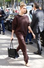 HAILEY BALDWIN Out and About in Paris 03/27/2017