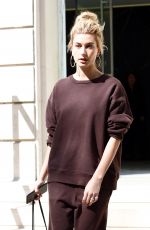 HAILEY BALDWIN Out and About in Paris 03/27/2017