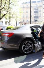 HAILEY BALDWIN Out and About in Paris 03/27/2017