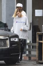 HAILEY BALDWIN Out for Lunch in Beverly Hills 03/21/2017