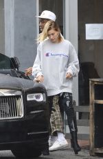 HAILEY BALDWIN Out for Lunch in Beverly Hills 03/21/2017