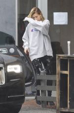 HAILEY BALDWIN Out for Lunch in Beverly Hills 03/21/2017