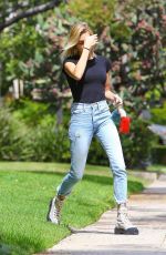 HAILEY BALDWIN Out in Los Angeles 03/22/2017