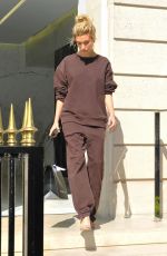 HAILEY BALDWIN Out Shopping in Paris 03/27/2017