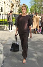 HAILEY BALDWIN Out Shopping in Paris 03/27/2017