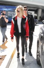 HAILEY CLAUSON at Los Angeles International Airport 03/07/2017