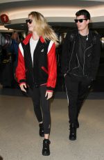 HAILEY CLAUSON at Los Angeles International Airport 03/07/2017