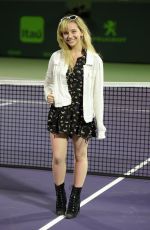 HAILEY KNOX Performs at 2017 Miami Open 03/24/2017