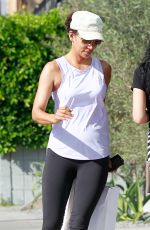 HALLE BERRY in Leggings Out in West Hollywood 03/16/2017