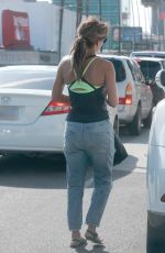HALLE BERRY in Ripped Jeans Out for Lunch in Los Angeles 03/24/2017