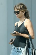 HALLE BERRY in Ripped Jeans Out for Lunch in Los Angeles 03/24/2017