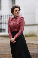 HAYLEY ATWELL on the Set of Howard
