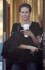 HEIDI KLUM at a Microdermabrasion Facial Treatment in North Hollywood 03/24/2017