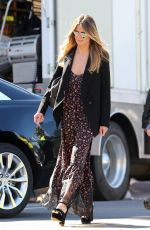 HEIDI KLUM on set of Ocean’s Eight in Los Angeles 03/06/2017