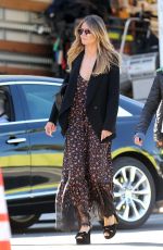HEIDI KLUM on set of Ocean’s Eight in Los Angeles 03/06/2017