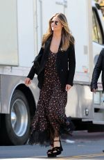 HEIDI KLUM on set of Ocean’s Eight in Los Angeles 03/06/2017