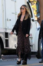 HEIDI KLUM on set of Ocean’s Eight in Los Angeles 03/06/2017