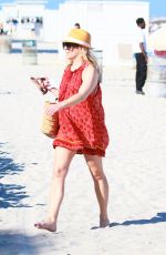 HELENE YORKE at a Beach in Miami 02/26/2017