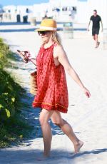 HELENE YORKE at a Beach in Miami 02/26/2017
