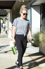 HILARY DUFF Arrives at a Gym in Los Angeles 03/11/2017