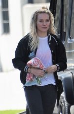 HILARY DUFF at a Friends House in Studio City 03/13/2017