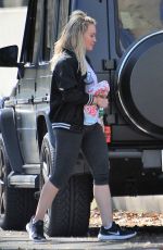 HILARY DUFF at a Friends House in Studio City 03/13/2017