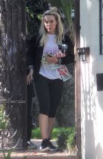 HILARY DUFF at a Friends House in Studio City 03/13/2017