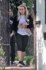 HILARY DUFF at a Friends House in Studio City 03/13/2017