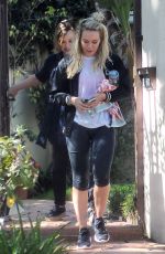 HILARY DUFF at a Friends House in Studio City 03/13/2017